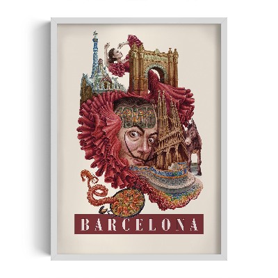 Obraz v rámu Barcelonský ročník