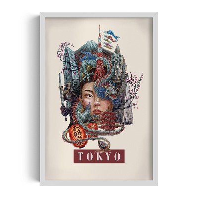Obraz v rámu Tokyo Vintage