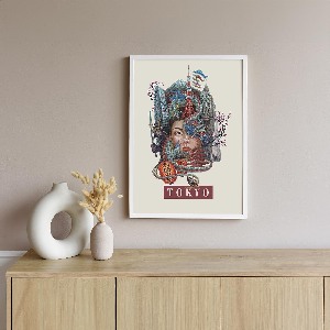 Obraz v rámu Tokyo Vintage