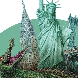 Obraz bez rámu New York