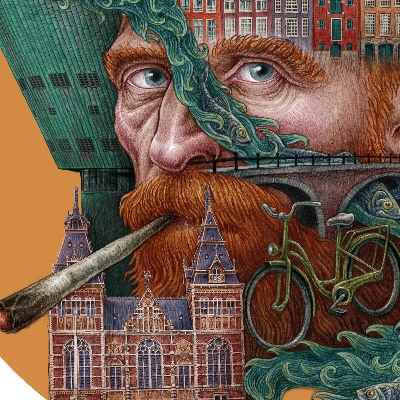 Obraz bez rámu Amsterdam