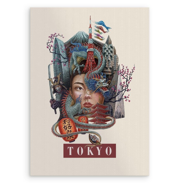 Obraz bez rámu Tokyo Vintage