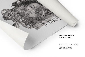 Obraz bez rámu Tokio Černá a bílá