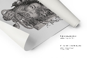 Obraz bez rámu Tokio Černá a bílá