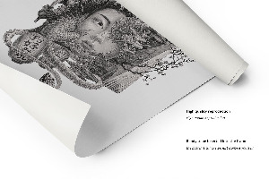 Obraz bez rámu Tokio Černá a bílá