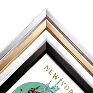 Obraz v černém rámu New York