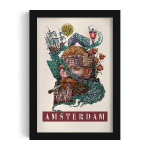 Obraz v černém rámu Amsterdamský ročník