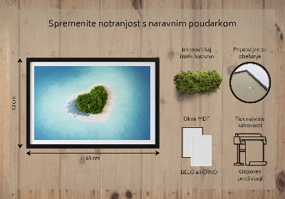 Obraz ze stabilizovaneho mechu Ostrov ve tvaru srdce