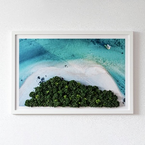 Obraz z mechu Azure pláž