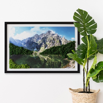 Obraz z mechu Tatry Morskie Oko