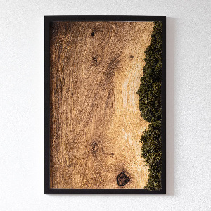 Obraz z mechu Přírodní dub