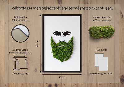 Živý obraz mech Bederní s vousy