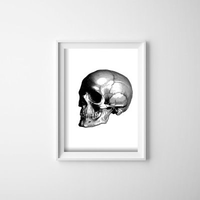 Designovy plakát Lebka