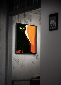 Plakát Černá kočka tomo innakaki