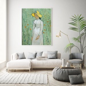 Retro plakát Dívka v bílém Vincent van Gogh