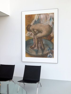 Retro plakát Bathin Edgar Degas žena