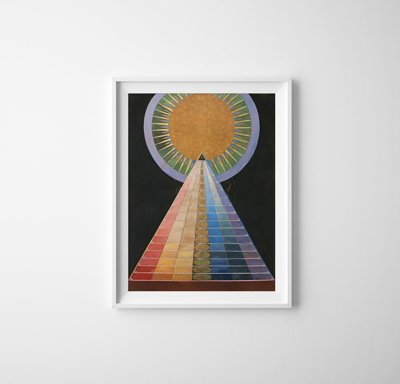 Retro plakát Hilma Oltar Klint