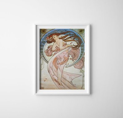 Retro plakát Alphonse Mucha Dance
