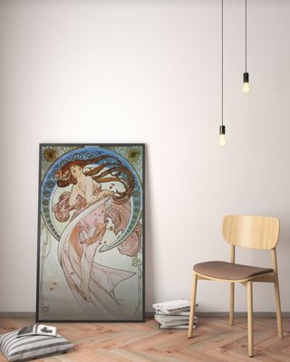 Retro plakát Alphonse Mucha Dance
