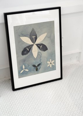 Retro plakát Blommor Hilma Klint
