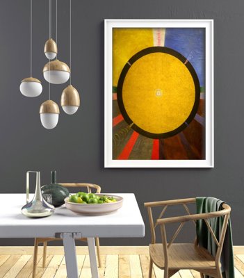 Retro plakát Skupina X Ne Hilma Klint