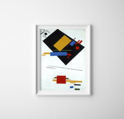 Retro plakát Suprematismus Kazimierz Malewicz