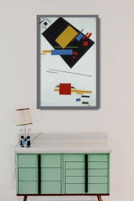 Retro plakát Suprematismus Kazimierz Malewicz