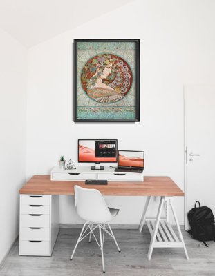 Retro plakát Lvy Alphonse Mucha