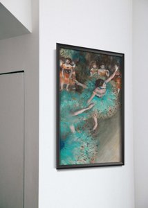 Retro plakát Green Edgar Degas tanečník