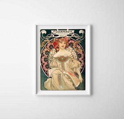 Plakát Alphonse Mucha plakát Réverie