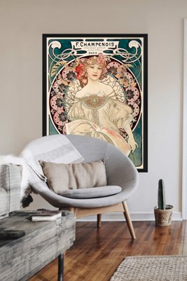 Plakát Alphonse Mucha plakát Réverie