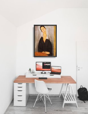 Plakát Portrét ženy v ameodo modiglighi