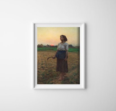 Dekorativní plakát Song of the Lark Jules Breton