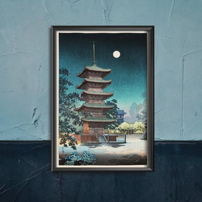 Plakát Asakusa Kinryusan by Tsuchiya koitsu