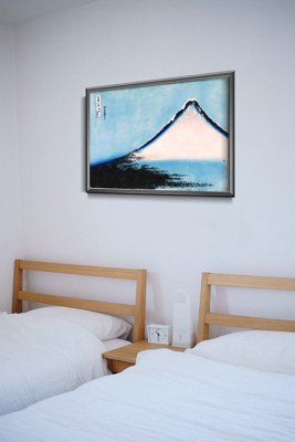 Plakát na zeď Futamigaura v provincii ISE Hiroshige Ando