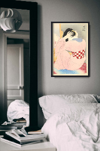 Plakát na zeď Žena oblečená v křídle