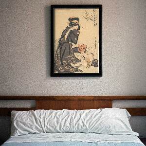 Plakát na zeď Honj Šigenaga Samurai