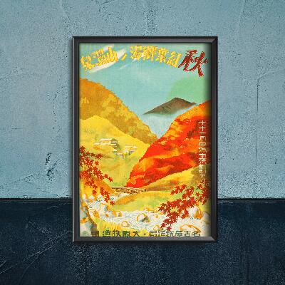 Retro plakát Younoyama Onsen