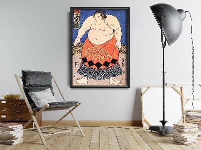 Retro plakát Sumo Wrestler