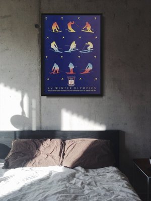 Retro plakát Zimní olympijské olympijské hry Calgary