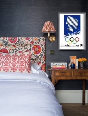 Retro plakát Zimní olympijské hry Lillehammer
