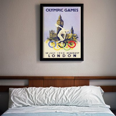 Retro plakát Olympijské hry v Londýně