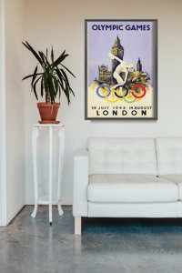 Retro plakát Olympijské hry v Londýně