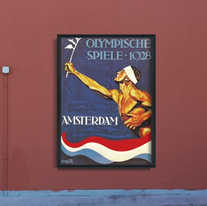 Plakát na zeď Olympijské hry v Amsterdamu