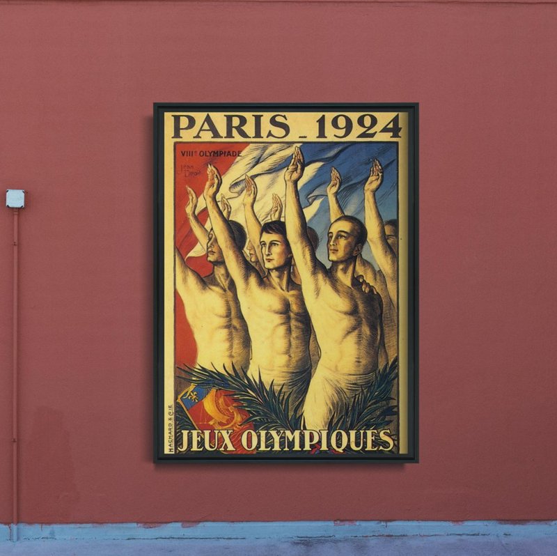 Plakát na zeď Olympijské hry v Paříži
