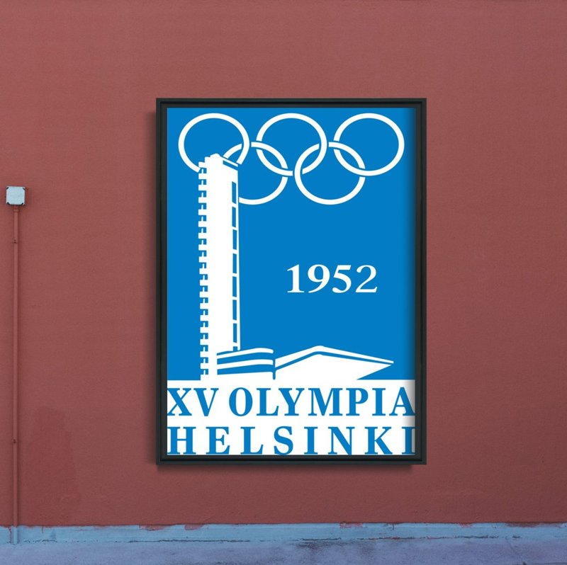 Plakát na zeď Olympijské hry v Helsinkách