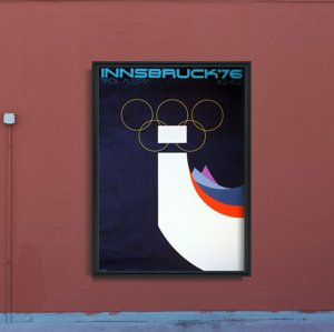Plakát na zeď Zimní olympijská hra v Innsbrucku