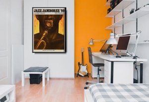 Retro plakát Jazzový jamboree festival ve Varšavě
