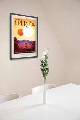 Retro plakát NASA SPACE PSTER.