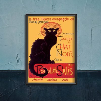 Retro plakát Rodolphe Salis Le Chat Noir